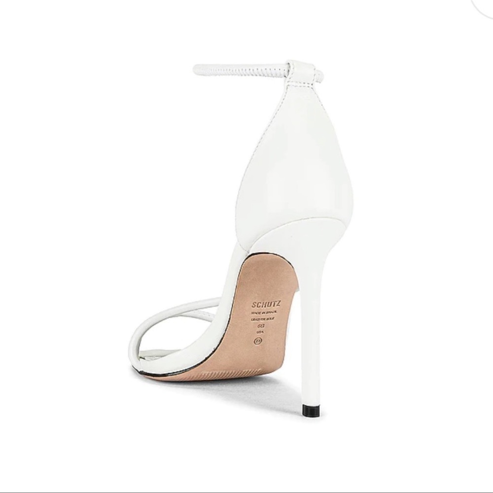 Schutz Gaiah Heel in White - Picture 2 of 7